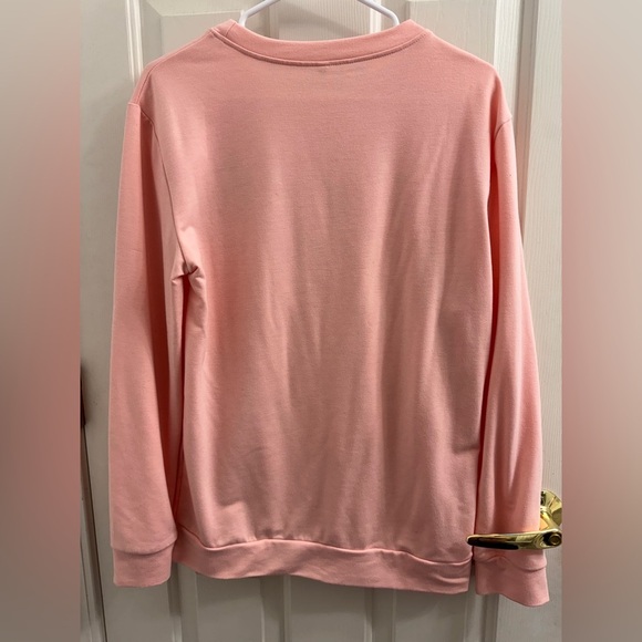 Pink 'Teach' Sweatshirt - Picture 7 of 7